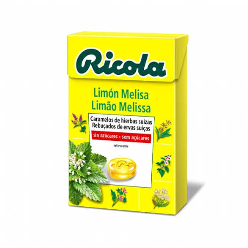 Ricola caramelos sin azucar (1 envase 50 g sabor limon)