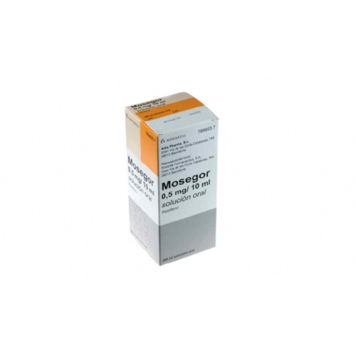 MOSEGOR 0,5 mg/10 ml SOLUCION ORAL, 1 frasco de 200 ml