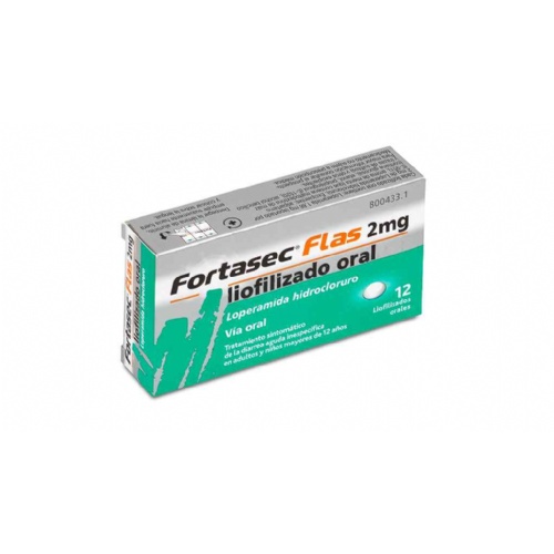 FORTASEC FLAS 2 mg LIOFILIZADO ORAL , 12 liofilizados