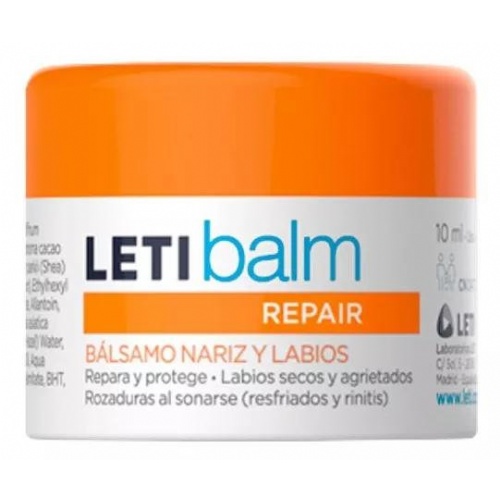 Letibalm balsamo reparador nariz y labios pediatrico (1 envase 10 ml)