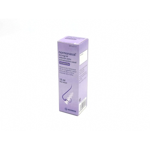 NORMONASAL 0,5 mg/ml SOLUCION PARA PULVERIZACION NASAL , frasco 15 ml