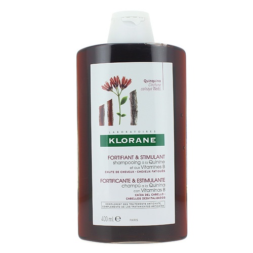 Klorane champu a la quinina con vitaminas b (1 envase 400 ml)