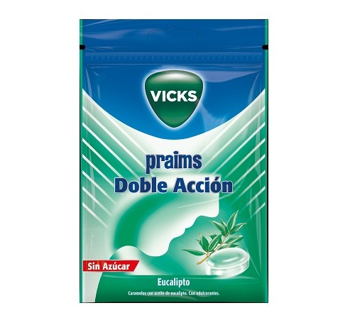 Caramelos praims doble accion sin azucar (1 envase 60 g)