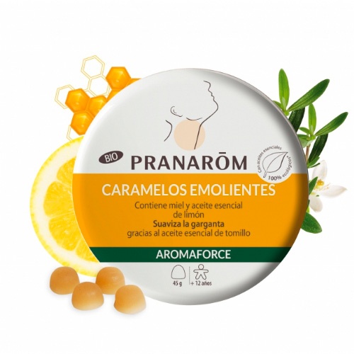 Pranarom aromaforce caramelos miel y limon