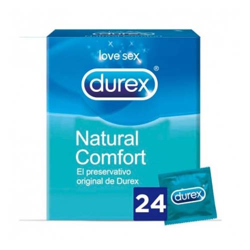 Durex natural plus - preservativos (24 u)