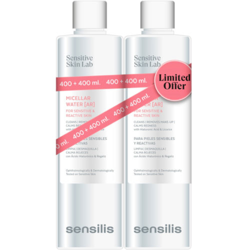Sensilis  agua micelar ar 400 ml + 400 ml