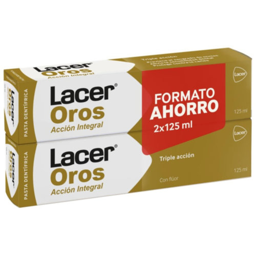 Lacer oros pasta dental 125 ml. duplo