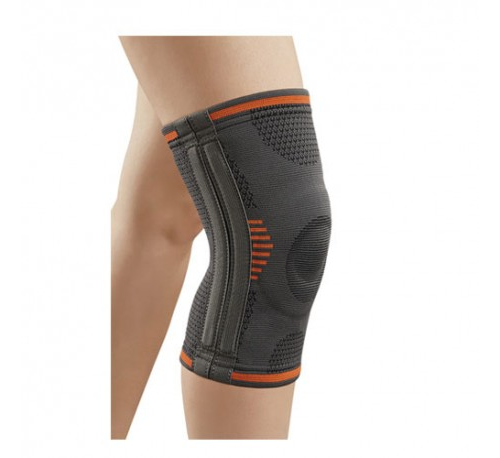 Rodillera elastica gel pad y flejes - orliman sport os6211 (t -2)