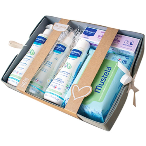 Canastilla bebe  1 pack color gris
