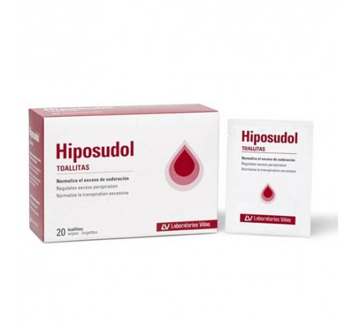 Hiposudol toallitas (20 toallitas 3 ml)