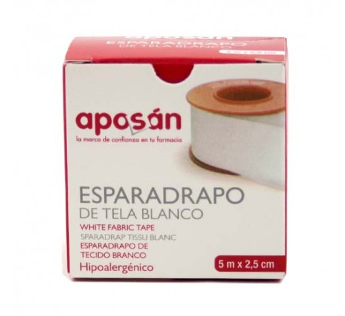 Esparadrapo - aposan (tela blanco 5 x 2. 5 cm)