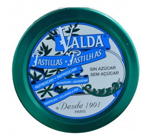 Caramelos valda sin azucar (sabor menta)