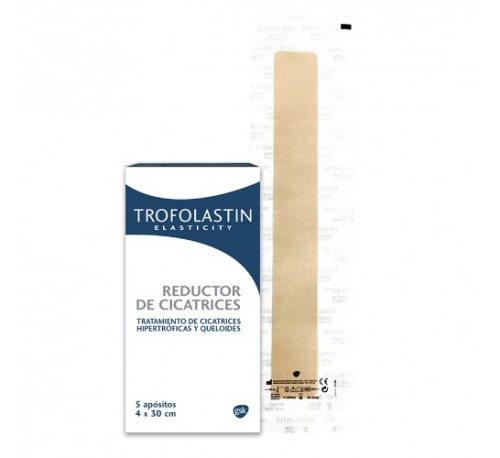 Trofolastin reductor de cicatrices (5 unidades 4 x 30 cm)
