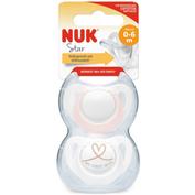 Chupete latex anatomico - nuk star (0 - 6 meses 2 unidades)