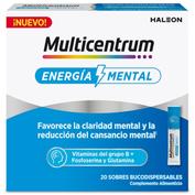 Multicentrum energia mental 20 sobres bucodis