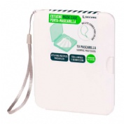 Estuche porta mascarillas blanco