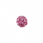 Inverness pendiente acero inoxidable (588c bola rosa cristal 4 mm)