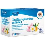 Care+ toallitas oftalmicas esteriles  30 toallitas