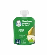 Gerber organic pouch pera (1 envase 90 g)