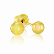 Inverness pendiente 11c-r oro 24k bola