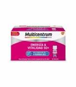 Multicentrum energia & vitalidad 50+ (30 frascos 7 ml sabor frambuesa)