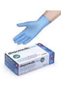 Guantes de nitrilo sin polvo dispomedic nitrile 100 unidades talla s - dispomedic nitrile