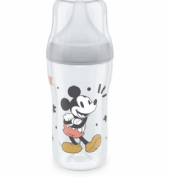 Biberon pp silicona - nuk perfect match (flujo m 1 unidad 260 ml mickey color gris)