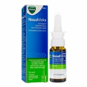 NASALVICKS 0,5MG/ML SOLUCION PARA PULVERIZACIÓN NASAL , 1 envase pulverizador de 15 ml