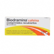 BIODRAMINA CAFEINA COMPRIMIDOS RECUBIERTOS , 12 comprimidos