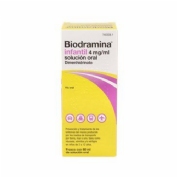 BIODRAMINA  INFANTIL 4 mg/ml SOLUCION ORAL , 1 frasco de 60 ml