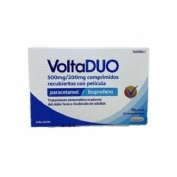 VOLTADUO 500 MG/200 MG COMPRIMIDOS RECUBIERTOS CON PELICULA, 10 comprimidos
