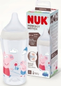 Nuk biberon perfect match 3+ silic 260ml peppa
