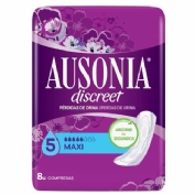 Absorbente incontinencia orina muy ligera ausonia discreet maxi 10 unidades - ausonia discreet maxi