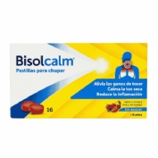 Bisolcalm 16 pastillas para chupar sabor cereza