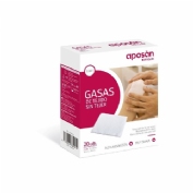 Aposan gasa esteril tejido sin tejer compresas  10 sobres 2 gasas 10 cm x 10 cm