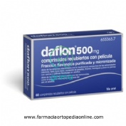 DAFLON 500 MG COMPRIMIDOS RECUBIERTOS CON PELÍCULA, 60 comprimidos
