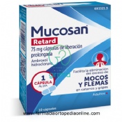 MUCOSAN RETARD 75 mg CAPSULAS DE LIBERACION PROLONGADA , 10 cápsulas
