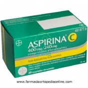 ASPIRINA C 400 mg/240 mg COMPRIMIDOS EFERVESCENTES , 10 comprimidos