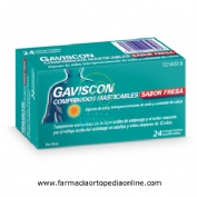 GAVISCON COMPRIMIDOS MASTICABLES SABOR FRESA,24 comprimidos