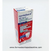 NORMOBUCAL 200 MG/ML SOLUCION PARA PULVERIZACION BUCAL, 1 frasco de 5 ml