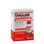 GELOCATIL PEDIATRICO 100MG/ML SOLUCION ORAL, 1 frasco x 60 ml