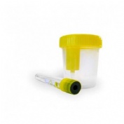 Envase de recogida de orina aposan 1 unidad 100 ml + tubo de ensayo - aposan